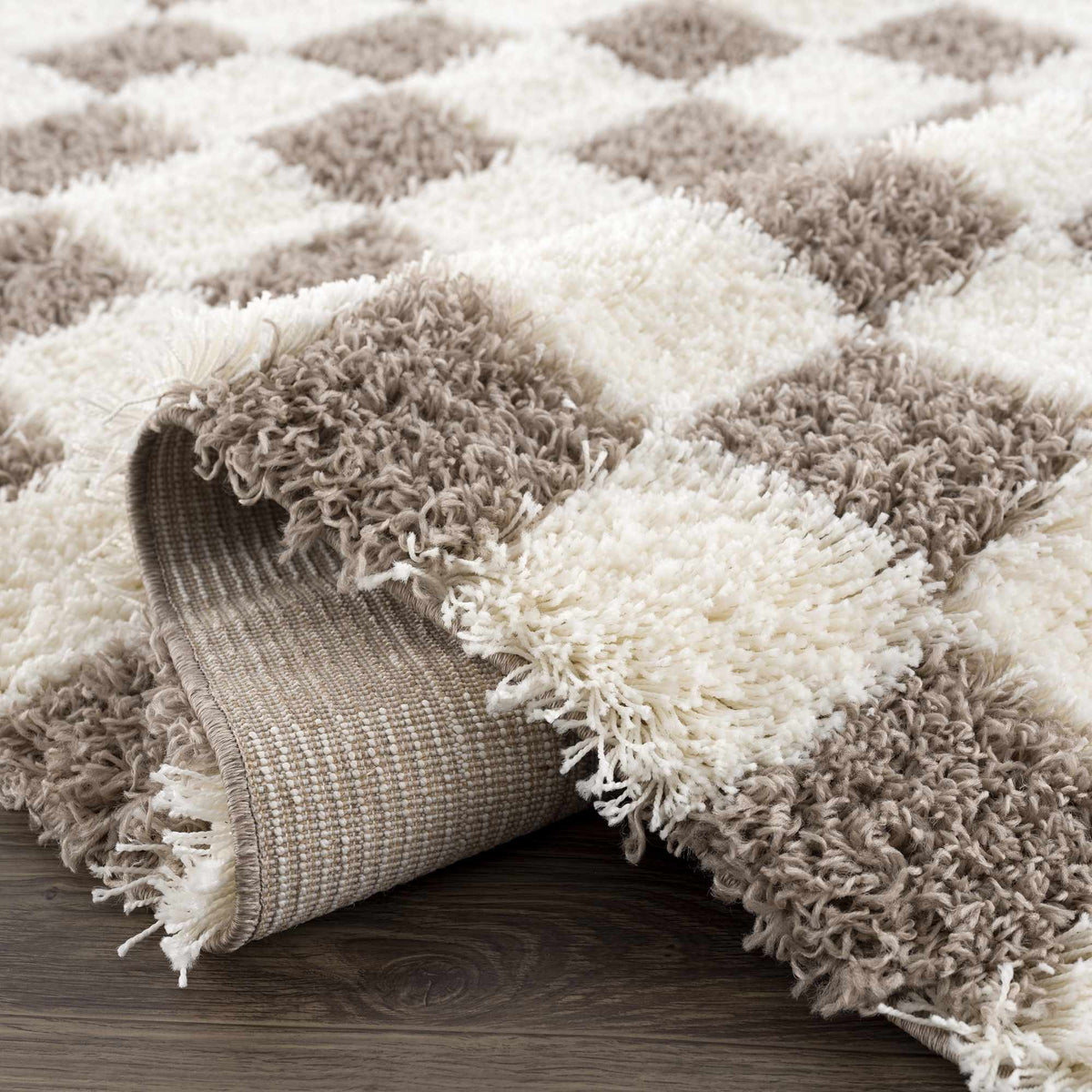 Boutique Rugs Atira Brown Checkered Area Rug - view 8