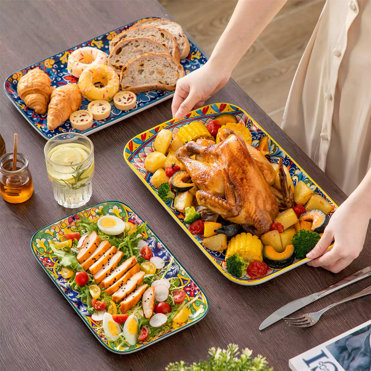 Simi Serving Platters Set of 3