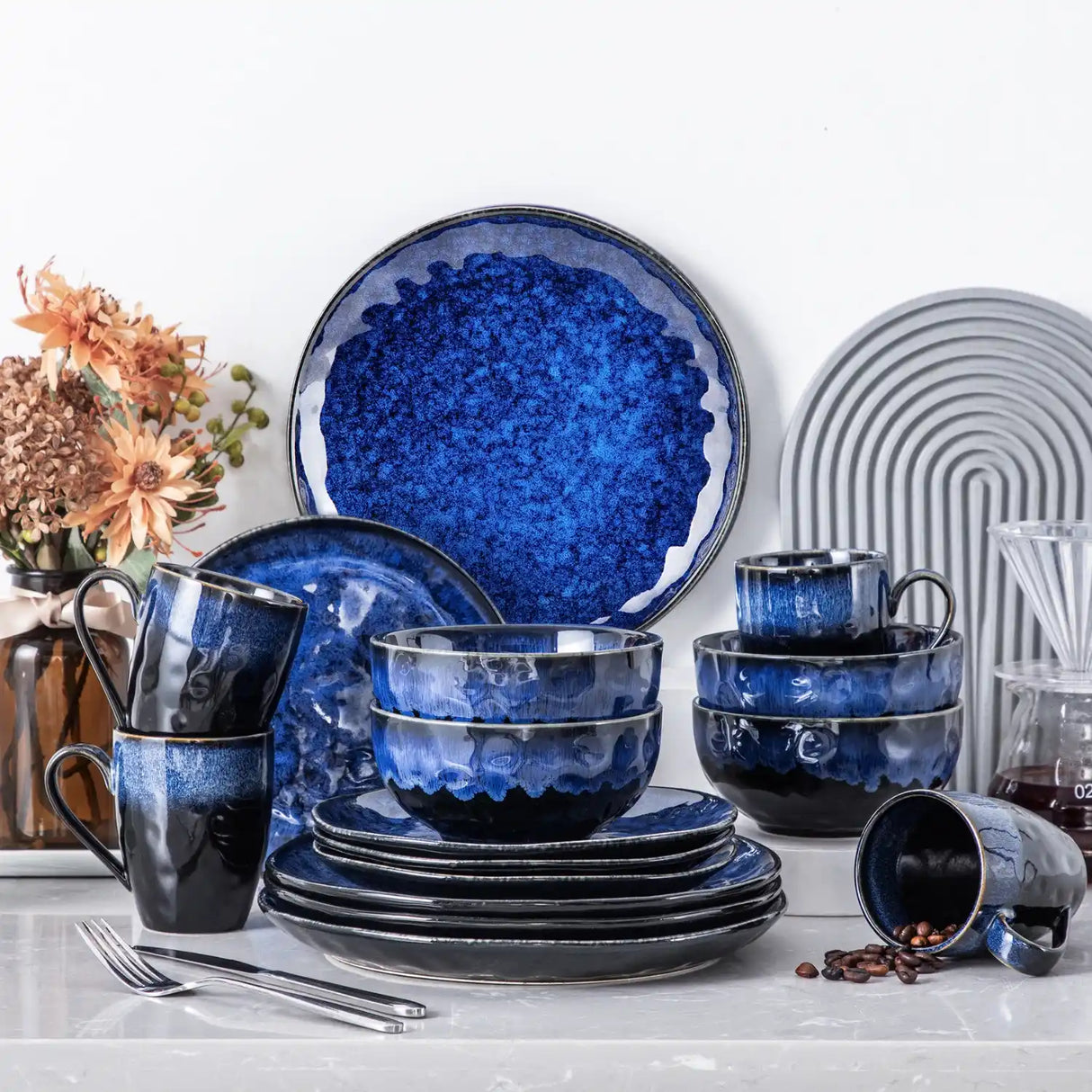Starry 16 Piece Dinnerware Set