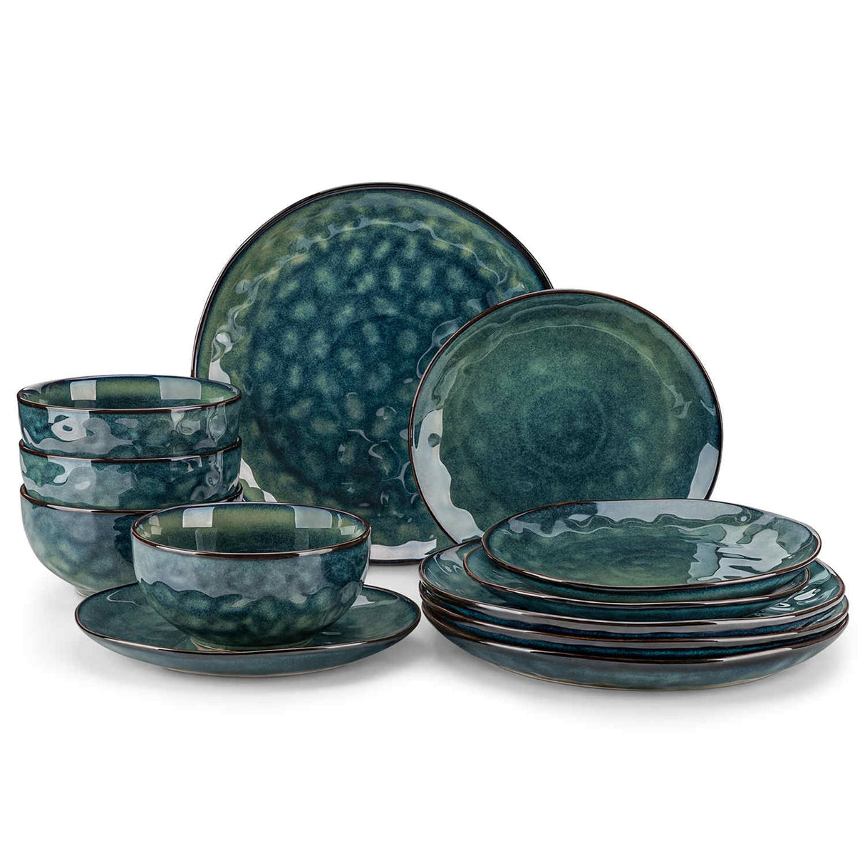 Starry 12 Piece Petite Dinnerware Set