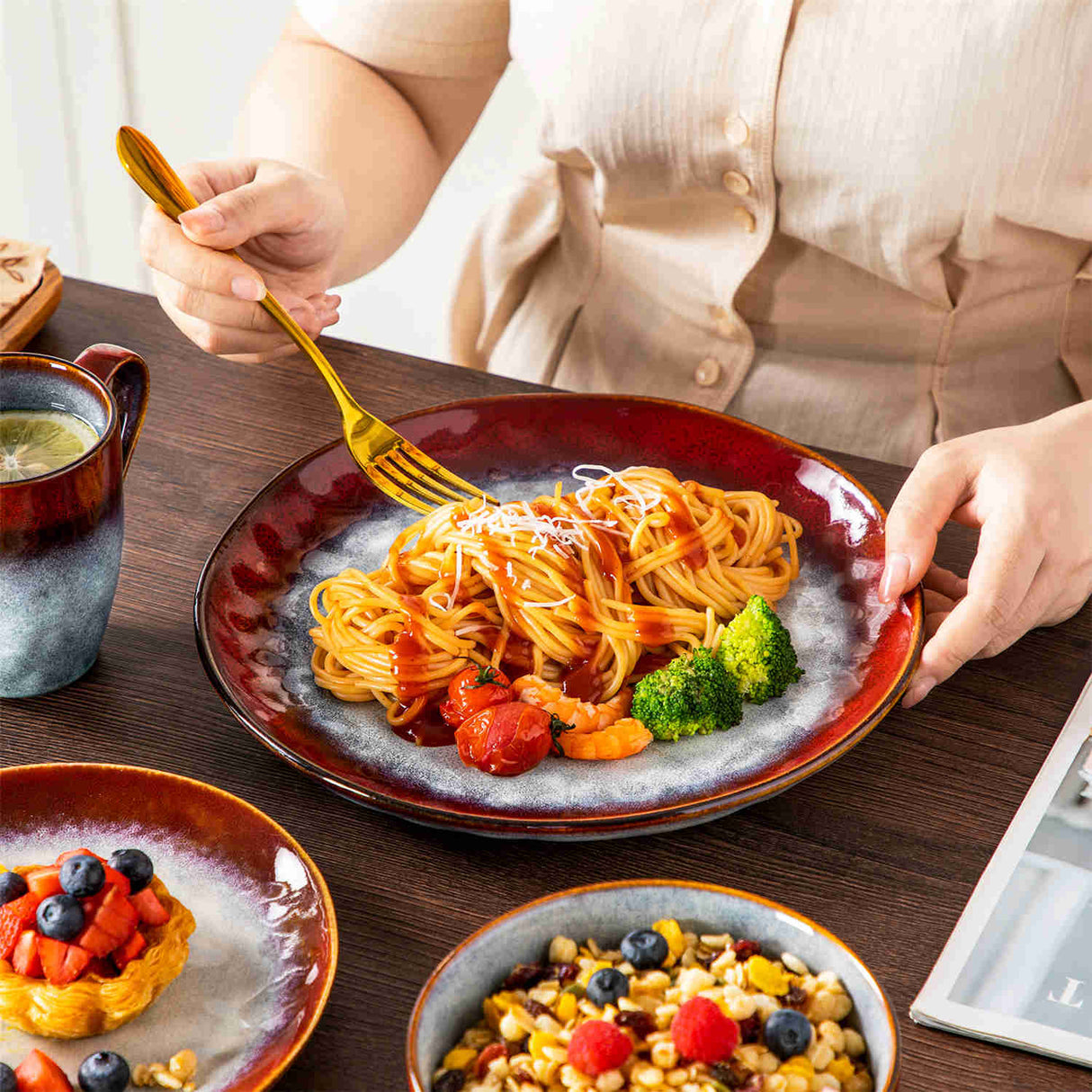 Starry 16 Piece Dinnerware Set