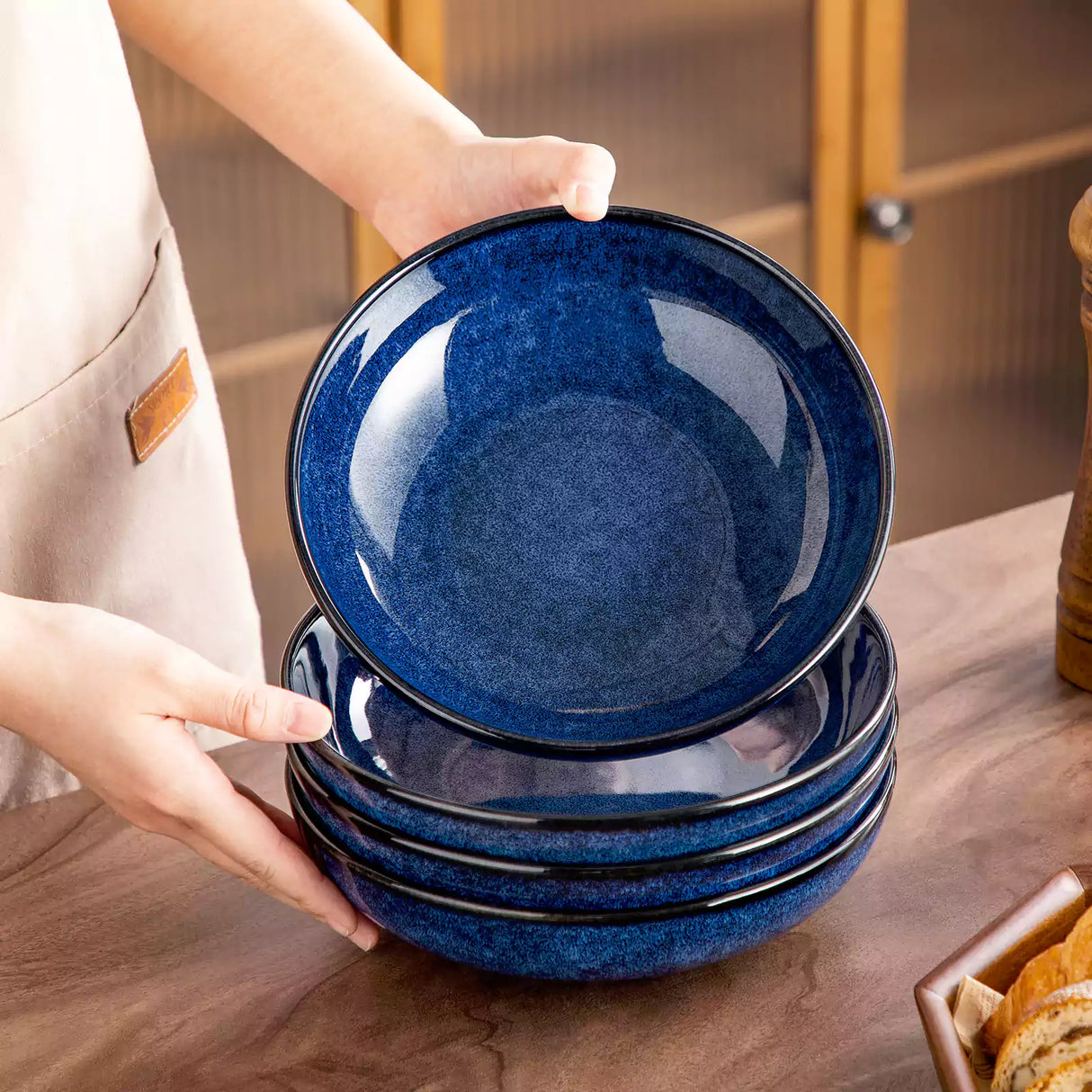 Stern Pasta Bowls Set of 4 Stoneware