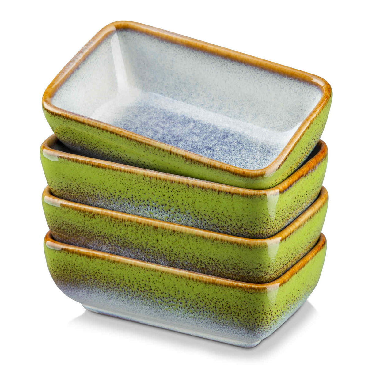 Stern Rectangular Dipping Bowls Set of 4