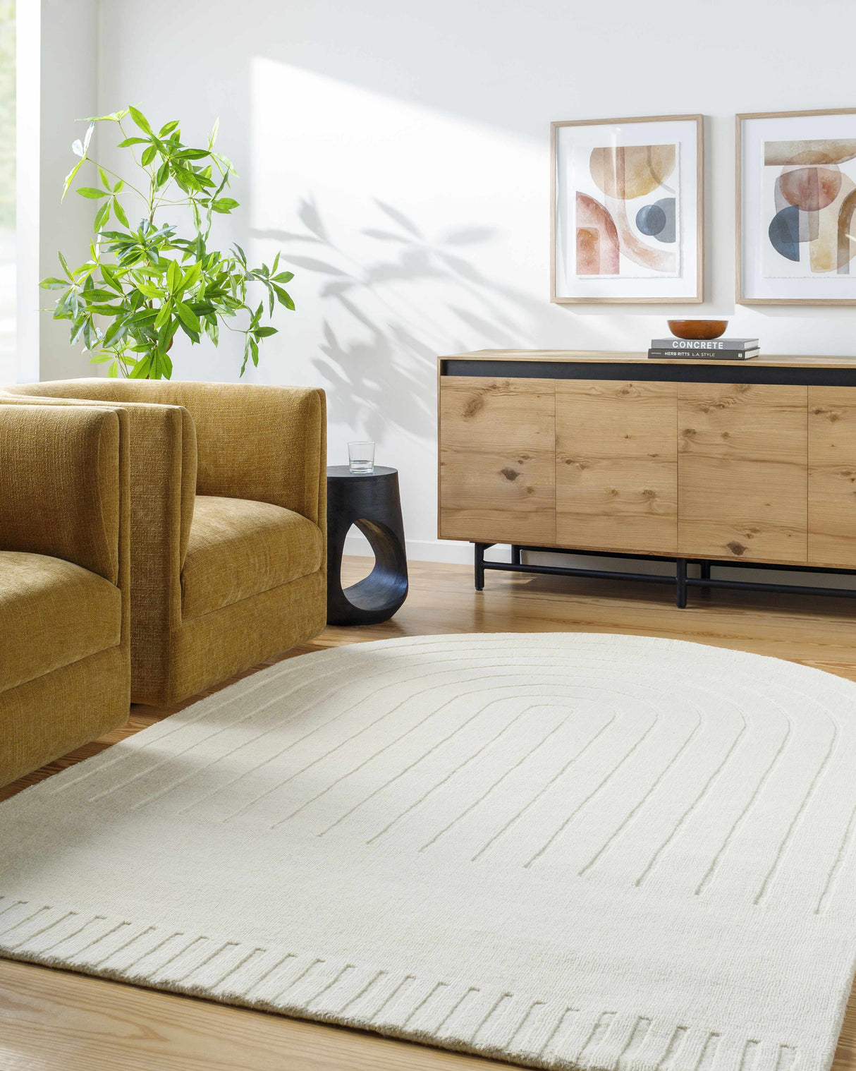 Arnona Off White Area Rug