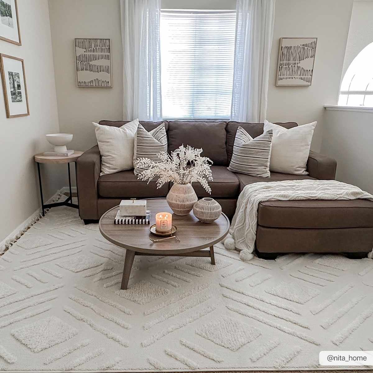 Vineyards 3D Living Room Rug