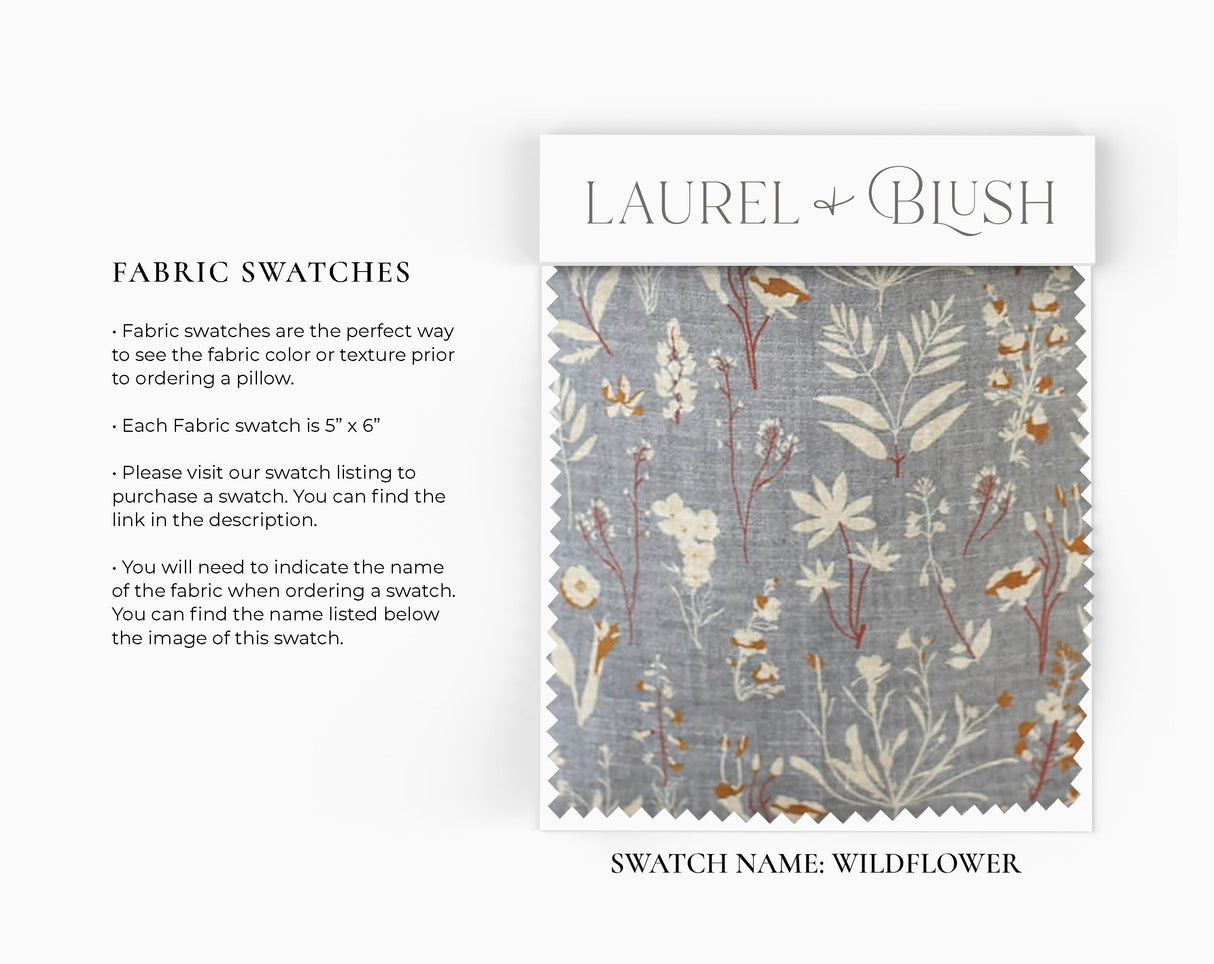 Wildflower Throw Pillow