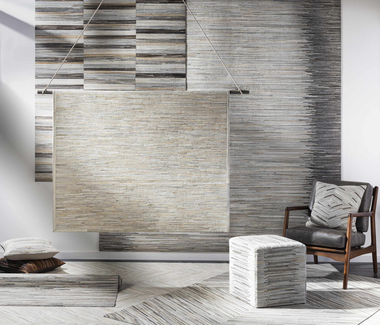 Batehaven Premium Leather Hand Crafted Rug - Clearance