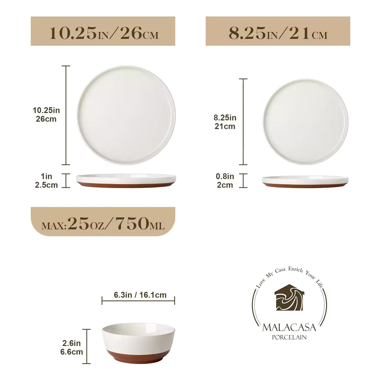 Zora 18 Piece Dinnerware Set