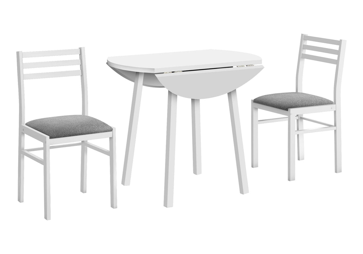 3 Pieces Dining Table Set, Small, Drop Leaf, Contemporary & Modern - Best Buy Furniture