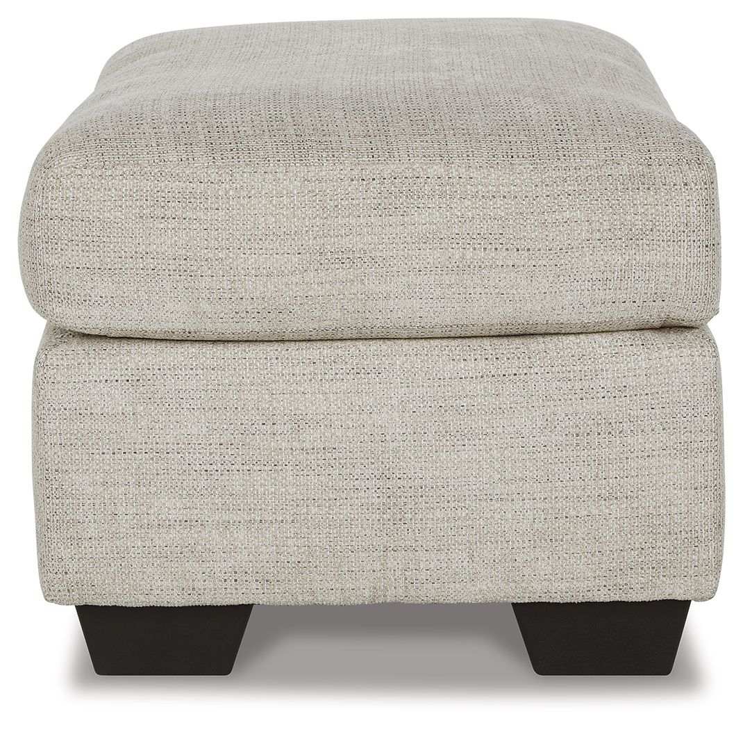 Vayda - Ottoman - Pebble - Best Buy Furniture