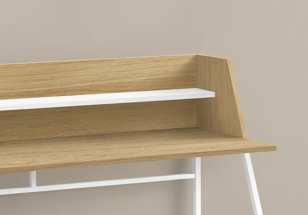 Computer Desk For Home Office, Laptop, Storage Shelves, Marble Look Contemporary & Modern - Best Buy Furniture