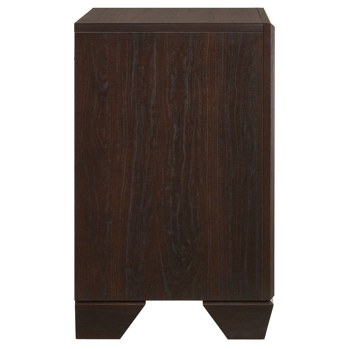Copper - 2 Drawer Rectangular Nightstand