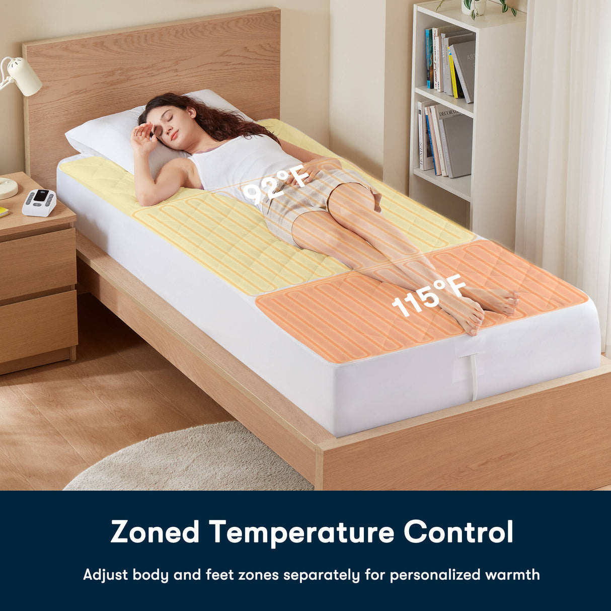 1-Piece Full Heated Mattress Pad