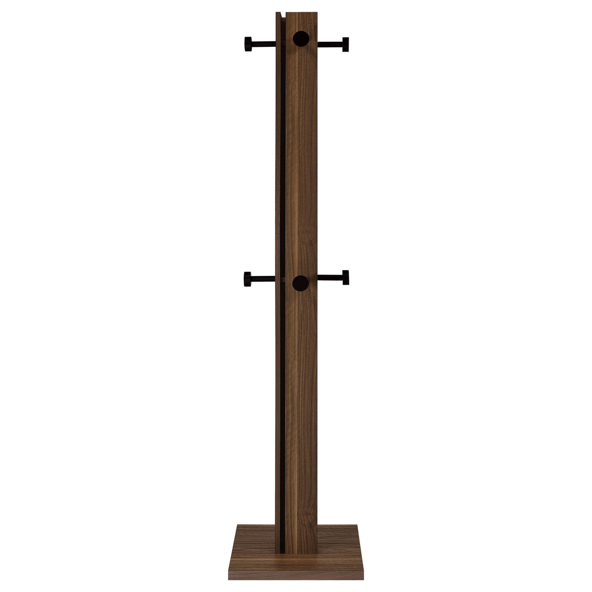 Rawlins - Coat Rack With 8 Hooks - Walnut