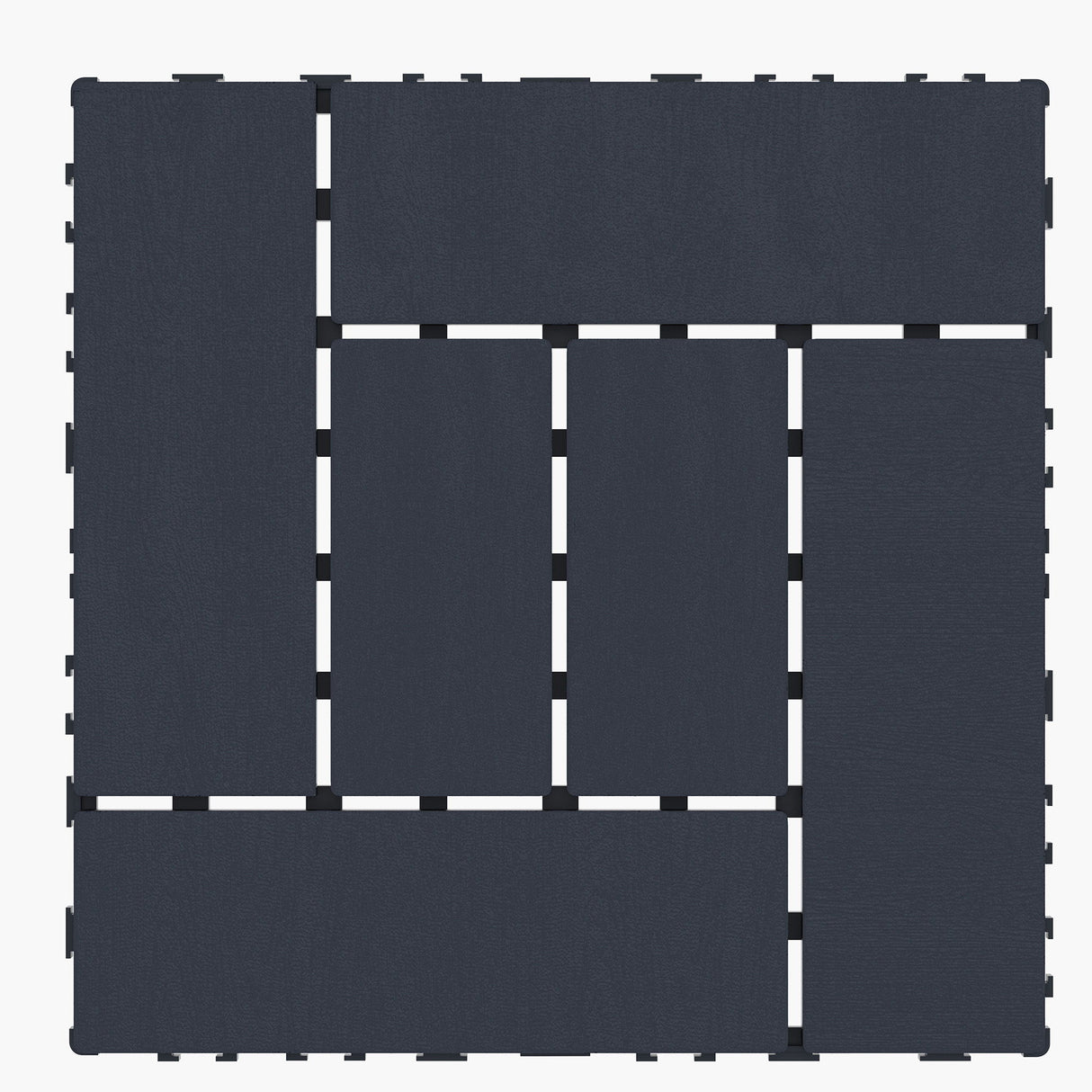 Patio Diy Module Interlocking Decking Tiles Floor, Outdoor And Indoor, Easy And Quick Installation