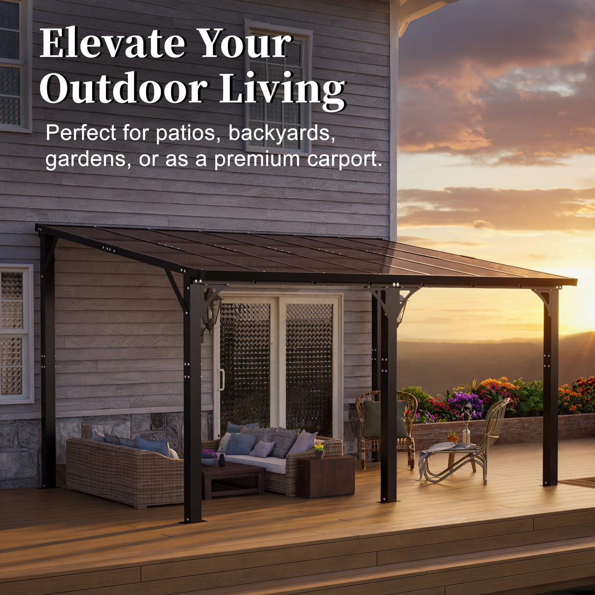 14x10 FT Hardtop Gazebo