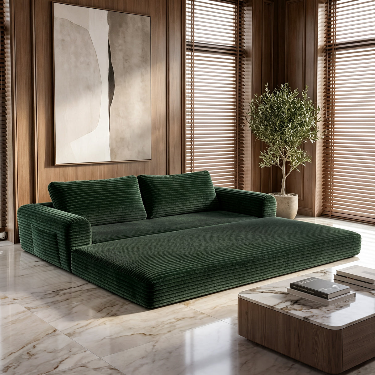 76 Inch Convertible Futon Sofa Bed