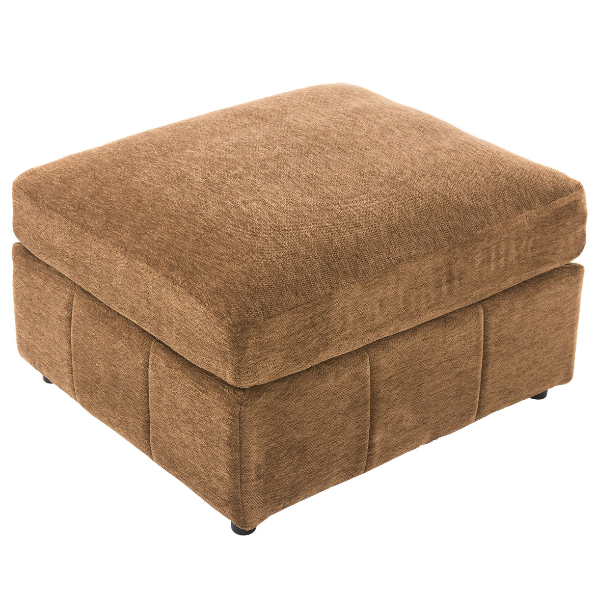 Modern Modular U-Shaped Sofa Bed With Movable Ottoman, USB Ports, Phone Holder