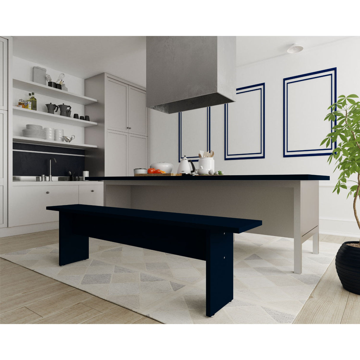 Nomad - Dining Bench For 2 Persons