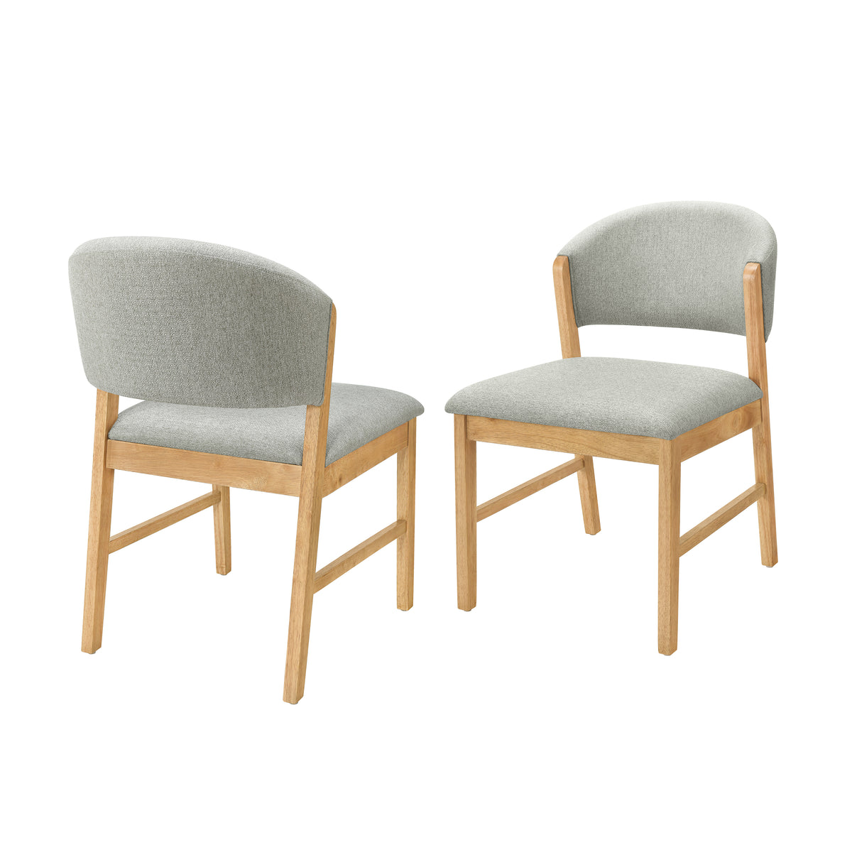 Mid-Century Modern Upholstered Dining Chairs