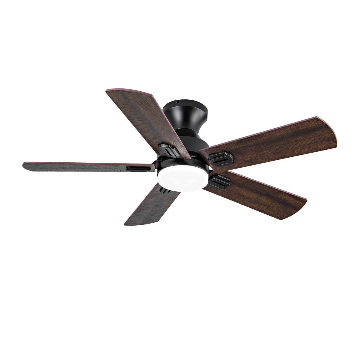 42 Inch Low Profile Ceiling Fan with Light and Remote Control