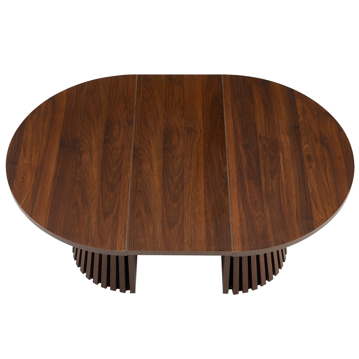 Oval Coffee Table For Living Room - Walnut
