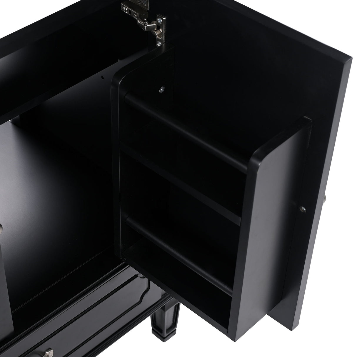 Vintage Style Bathroom Vanity With Sink, Multi Functional Storage, Soft-Closing Door