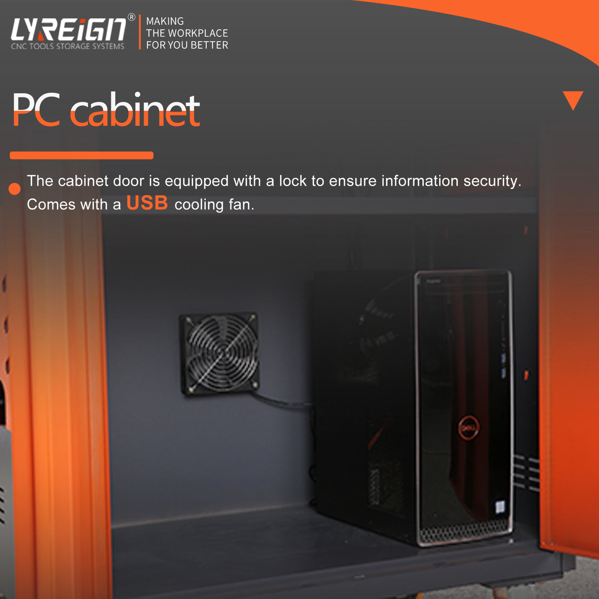 24-inch Mobile Computer Cabinet