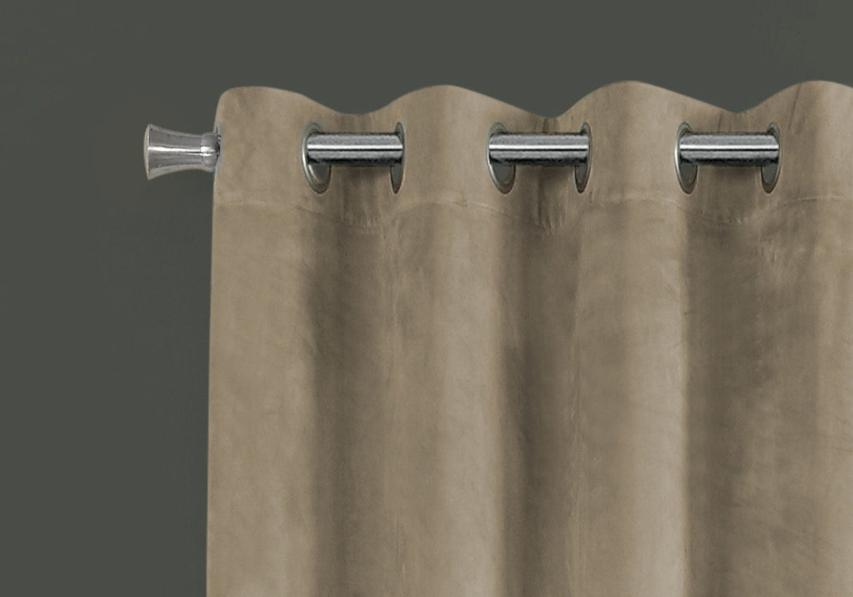 2 Pieces Set, Curtain Panel, Room Darkening, Grommet - Best Buy Furniture