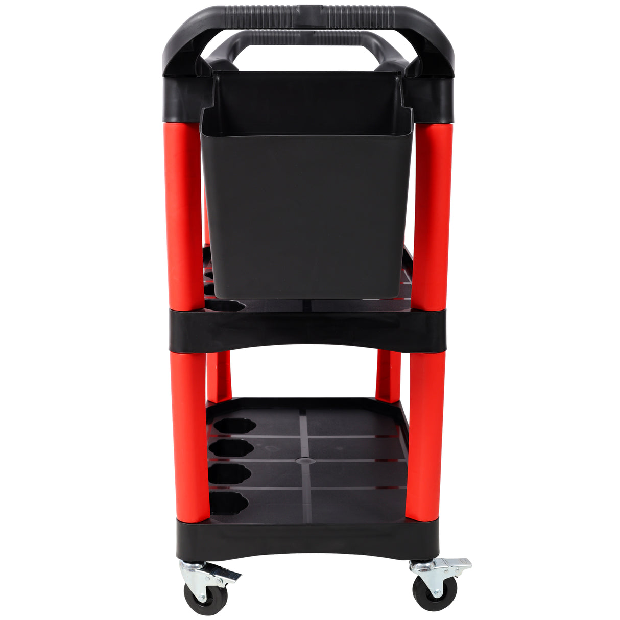 3 Tier Rolling Auto Detail Cart With Wheels
