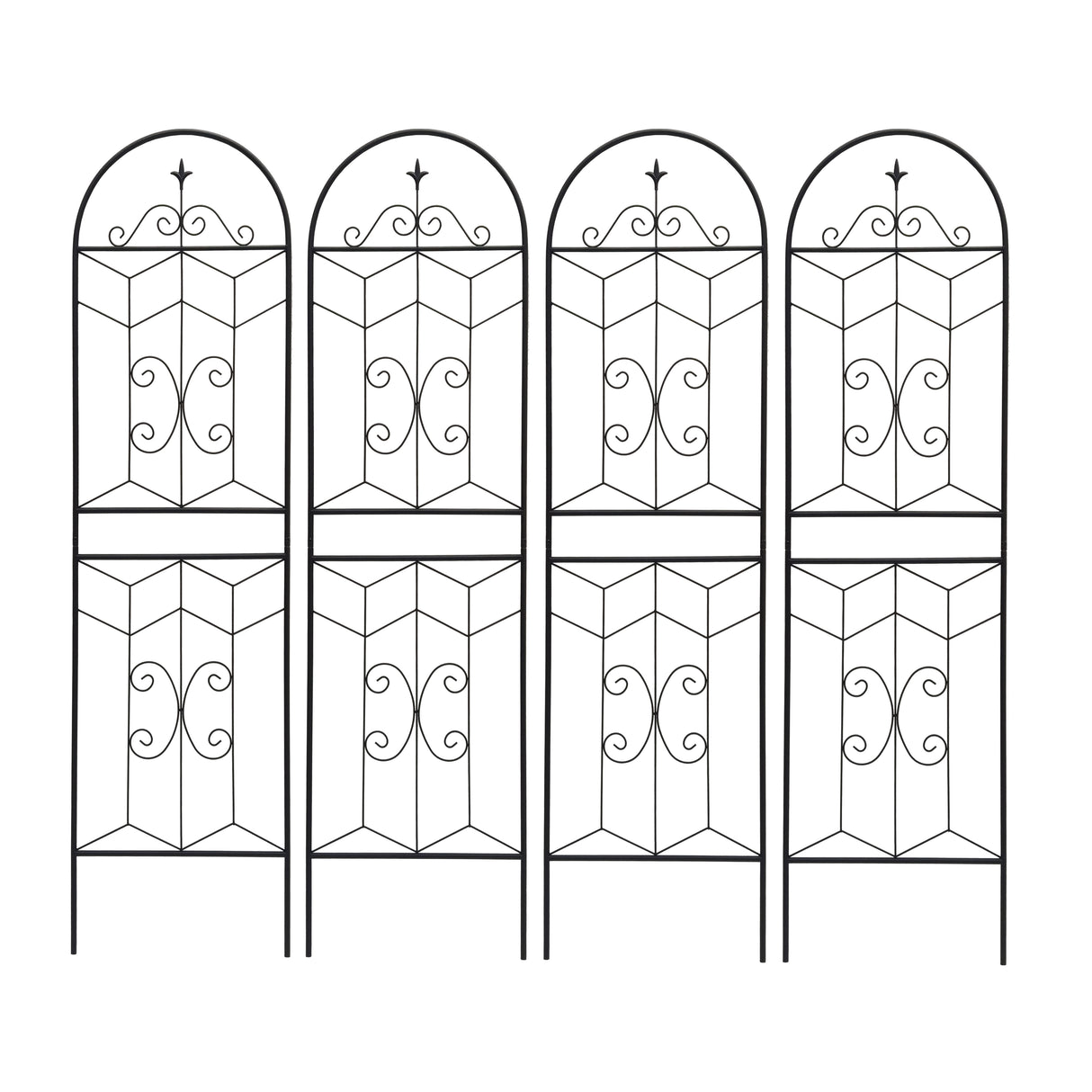 4 Pack Metal Garden Trellis