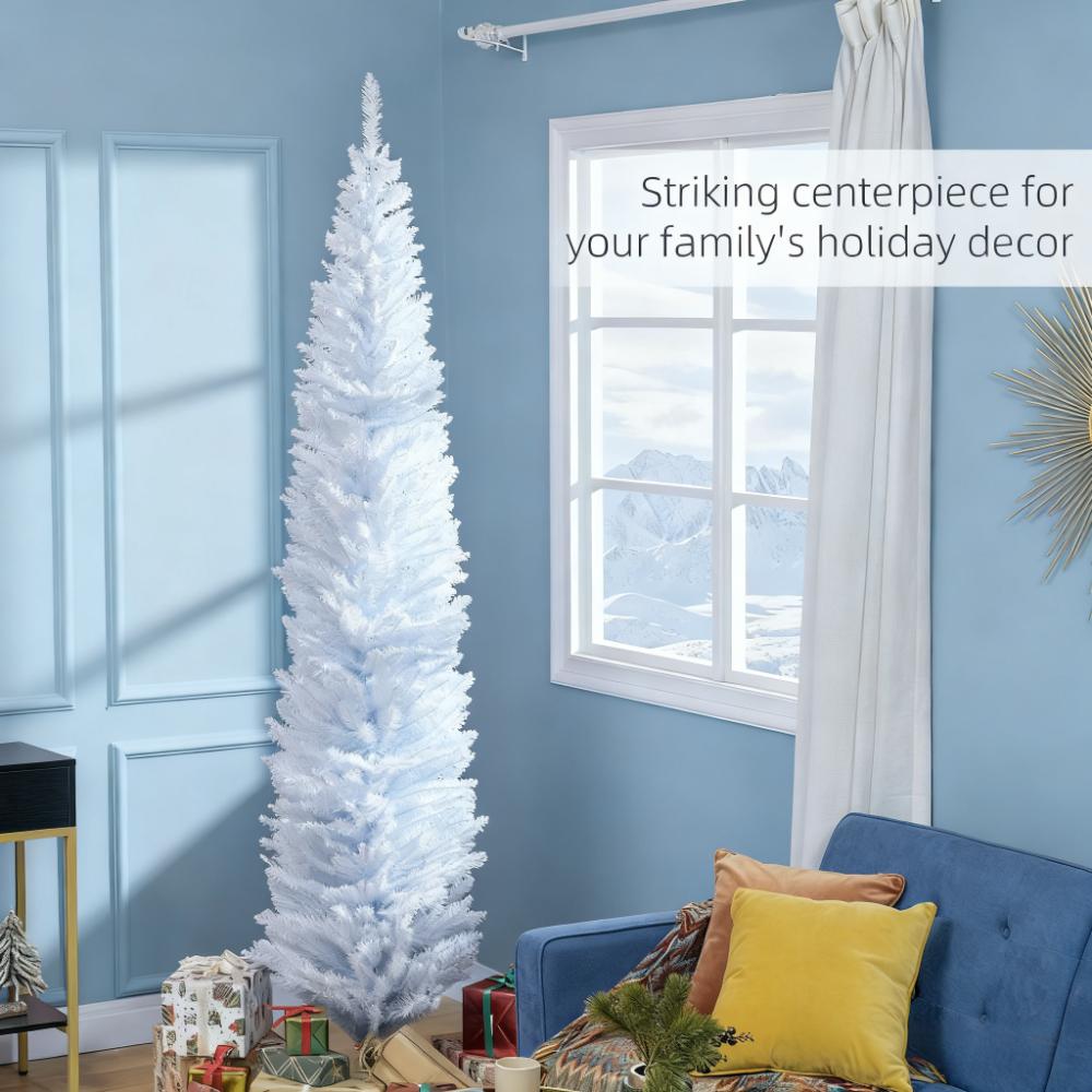 8ft Pencil Artificial Christmas Tree