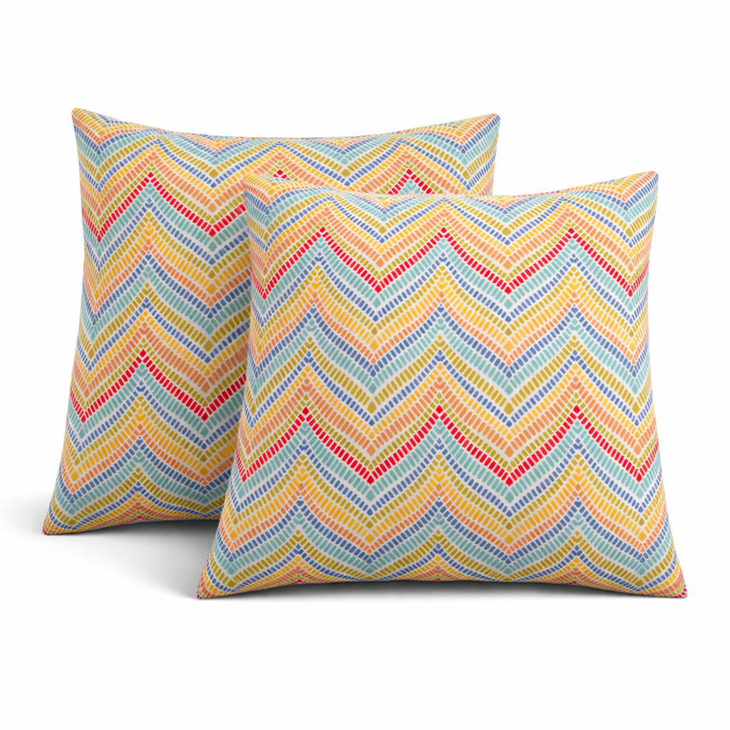 6 Pack Outdoor Pillow Covers - 18x18 Inch