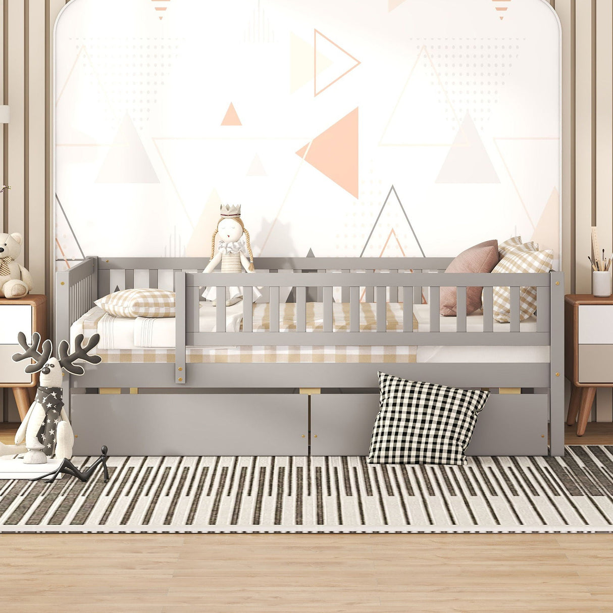 Multi Functional Wooden Daybed Bed