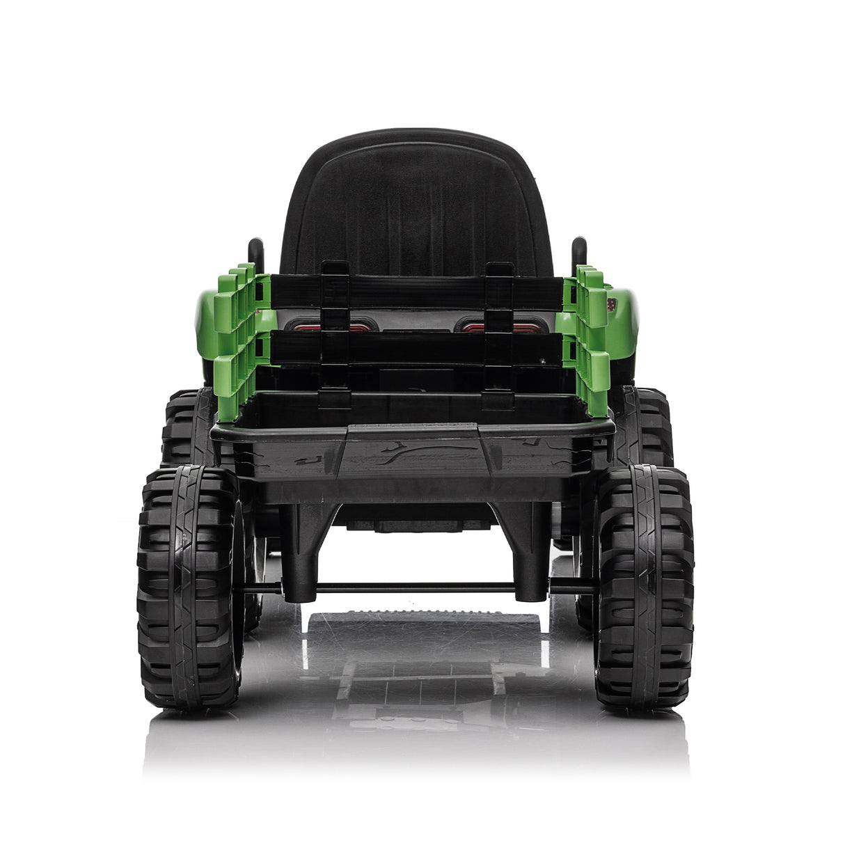 Ride On Tractor with Trailer, 24V Powered Electric Toy for Kids