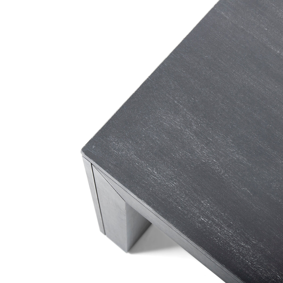 Acacia Wood Dining Bench, Grey and Taupe