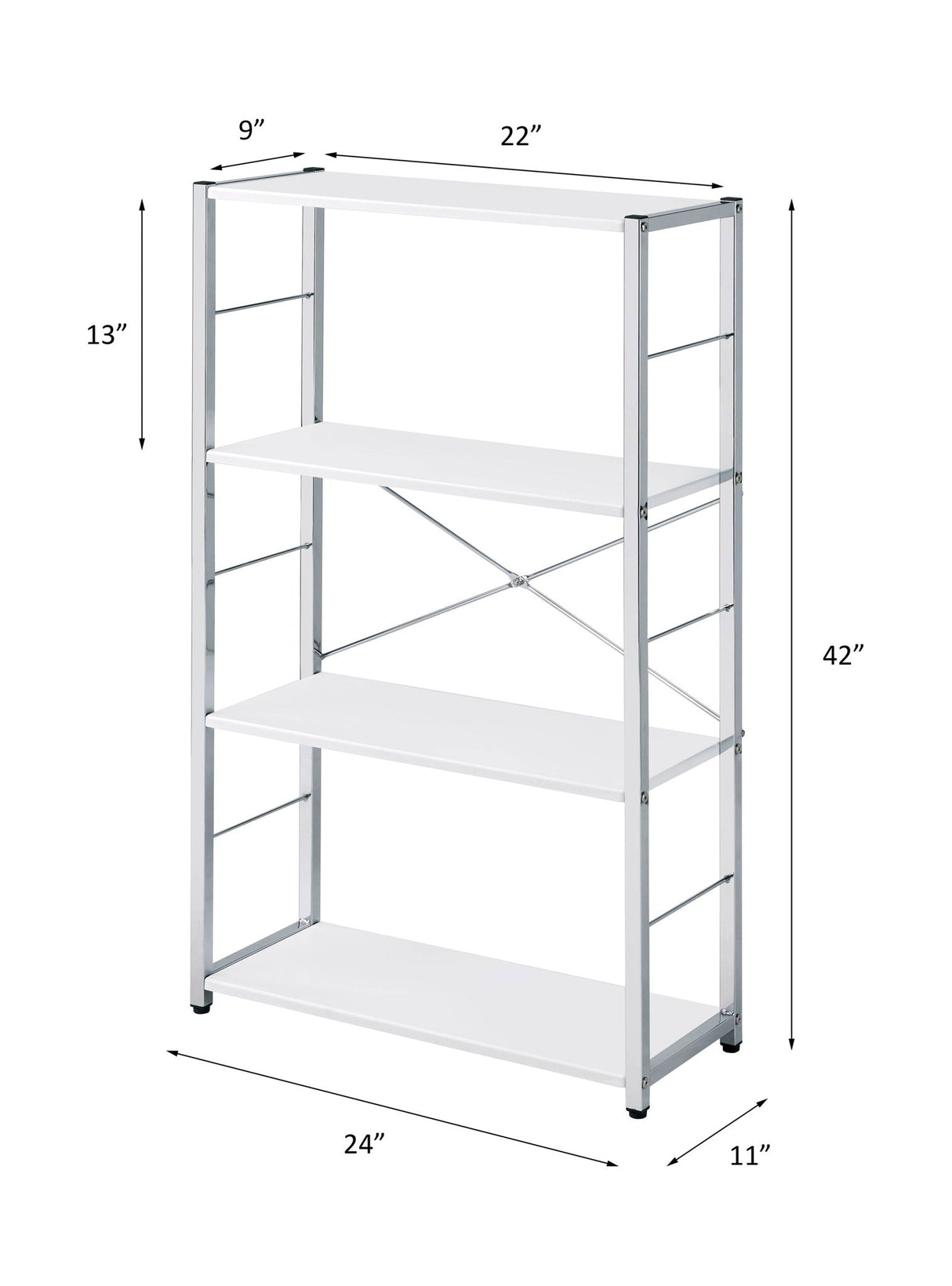 Tennos - Bookshelf - White - Best Buy Furniture