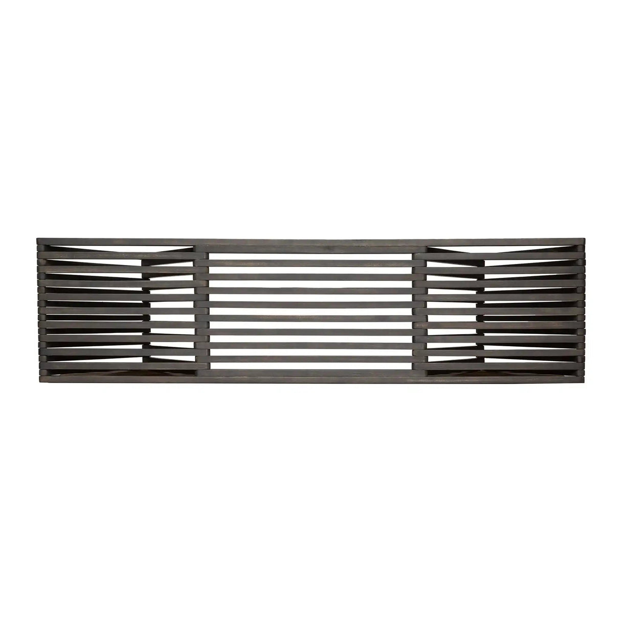 Gloaming - Outdoor Bench With Slat Design And Triangular Base - Best Buy Furniture