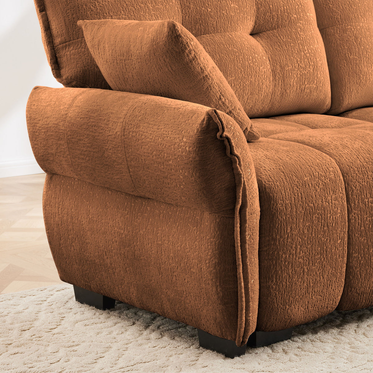Modern Ergonomic Single Seater Sofa With High Resilience Cushions