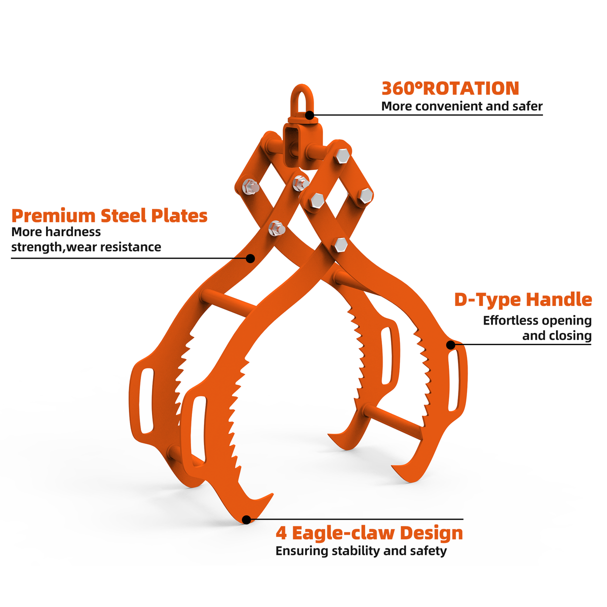 28in Log Lifting Tongs
