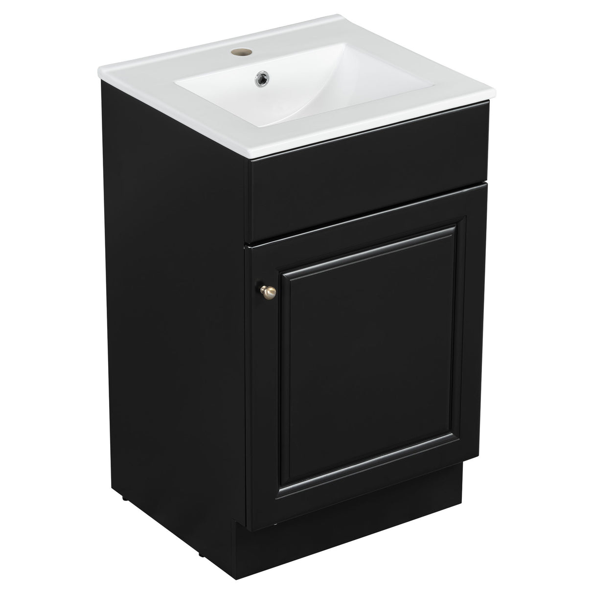 Bathroom Vanity With Sink, Cabinet With Adjustable Shelf