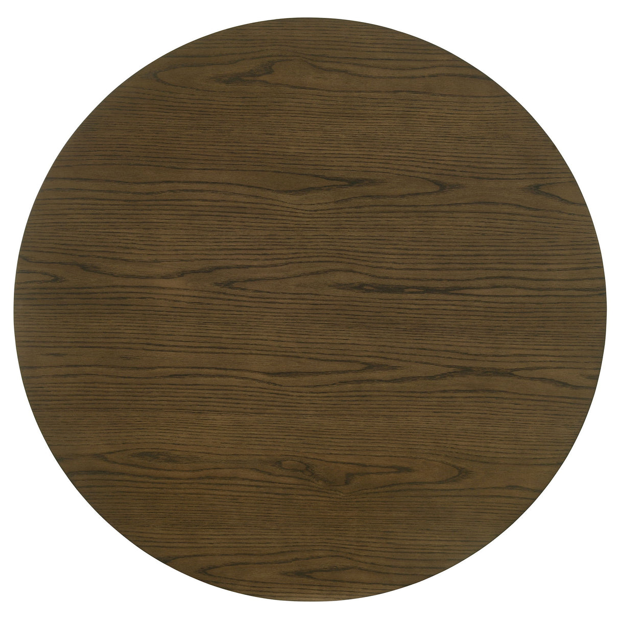 Crispin - 5 Piece Round Dining Table Set With Upholstered Chairs - Brown