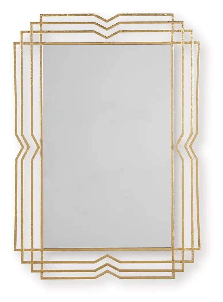 Claybrook - Accent Mirror - Gold Finish - Best Buy Furniture