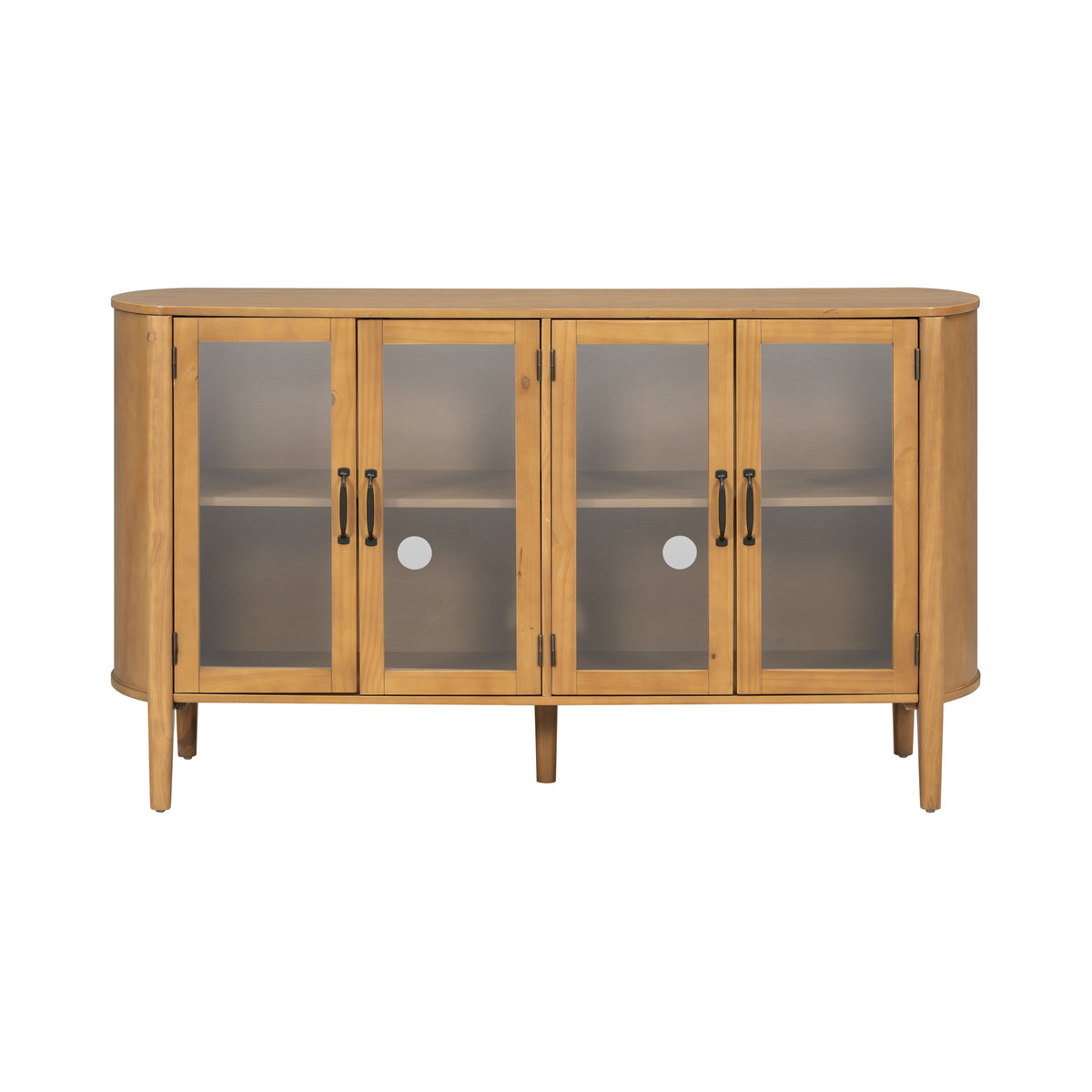 Stylish Large Storage Cabinet with 4 Doors