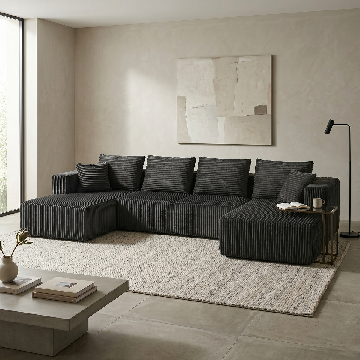 132.1 Inch Modular Sectional Sofa