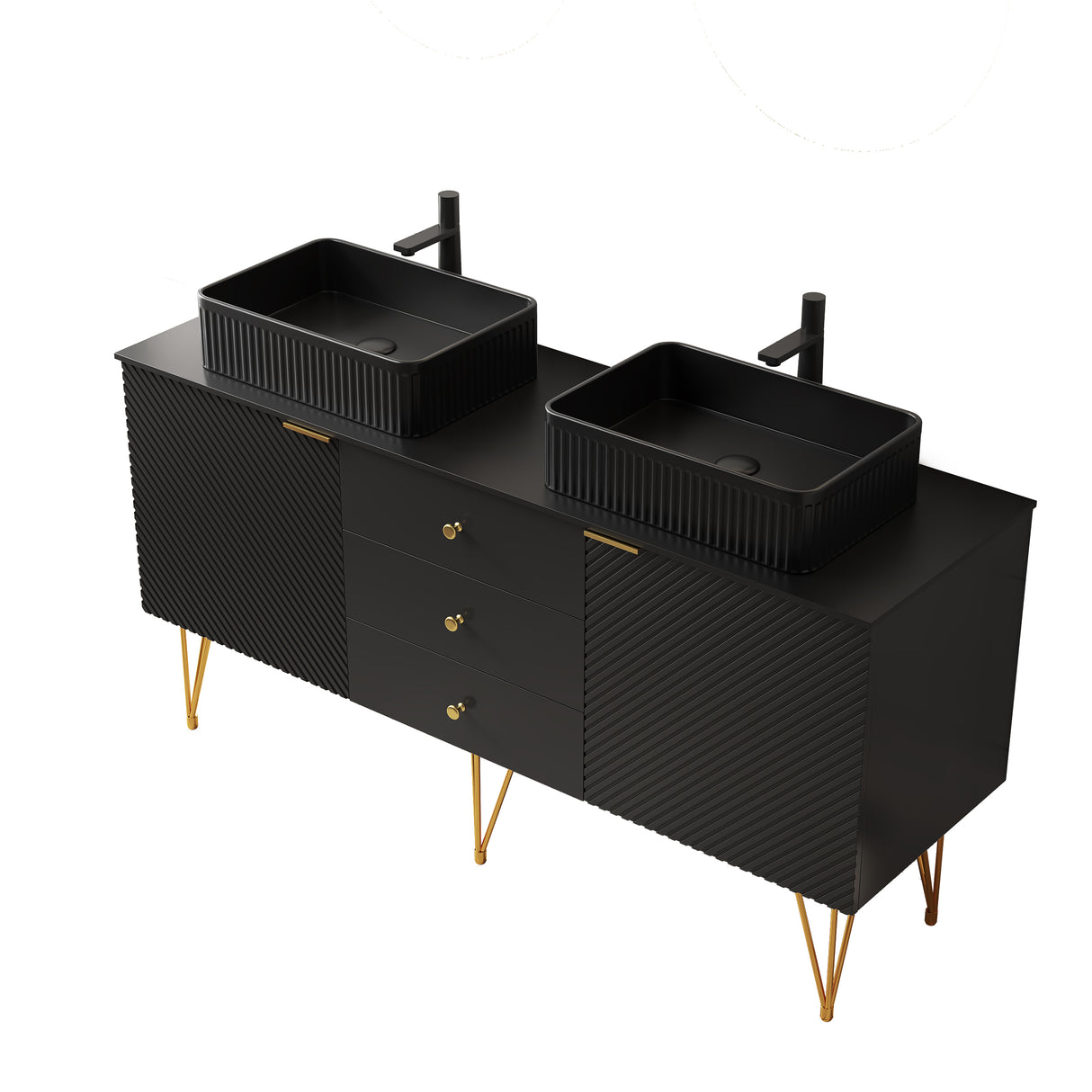 GEMA 60" Freestanding Bathroom Vanity