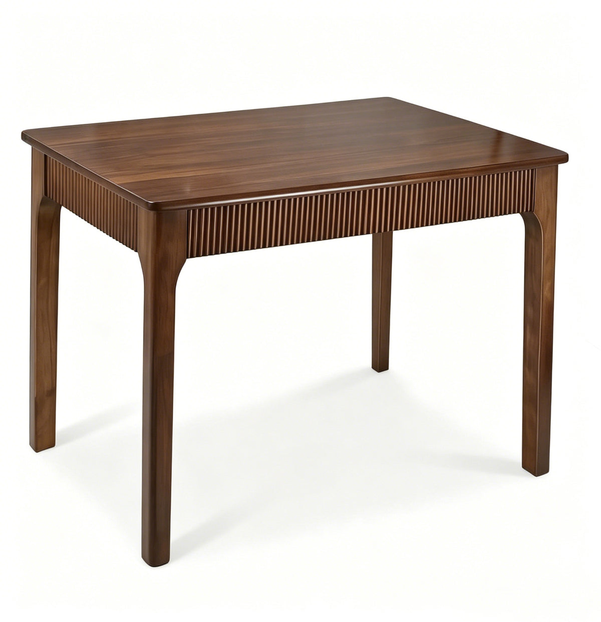 39-Inch Solid Wood Dining Table, Rectangular, Walnut