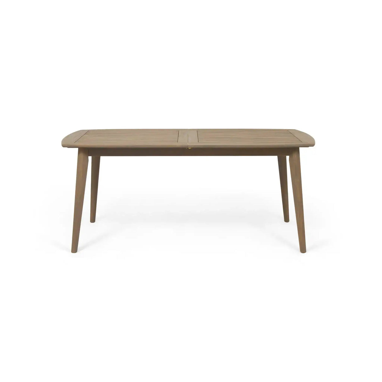 Placidity - Outdoor Expandable Dining Table With Slatted Tabletop And Tapered Legs - Best Buy Furniture