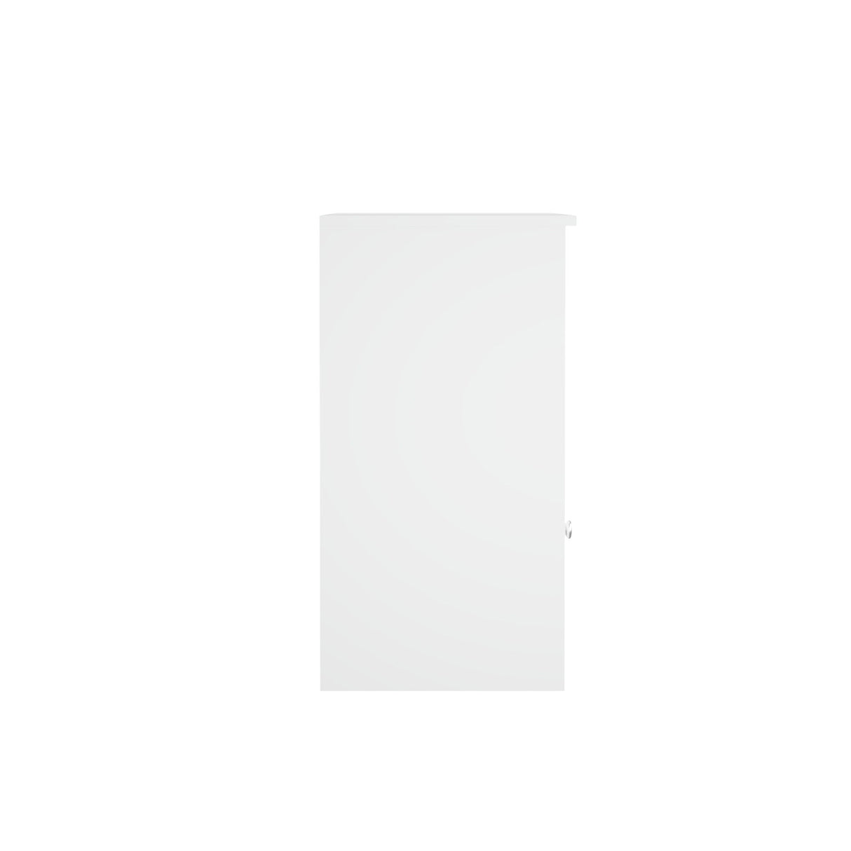 Toy Storage Organizer With Large Drawer And Low Bookshelf For Nursery & Playroom - White