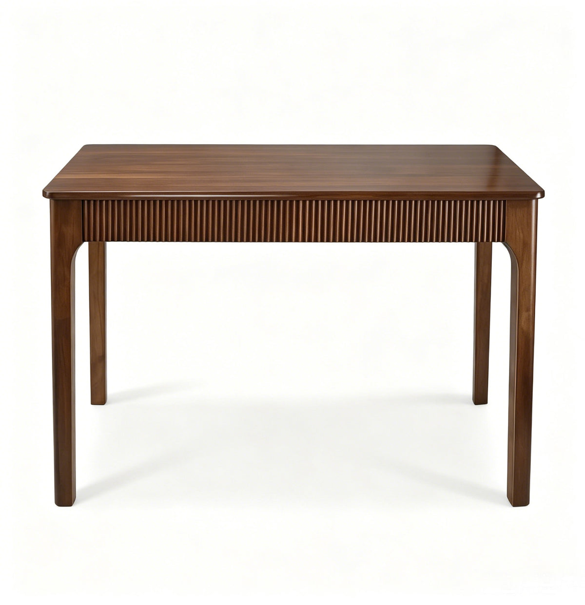 39-Inch Solid Wood Dining Table, Rectangular, Walnut
